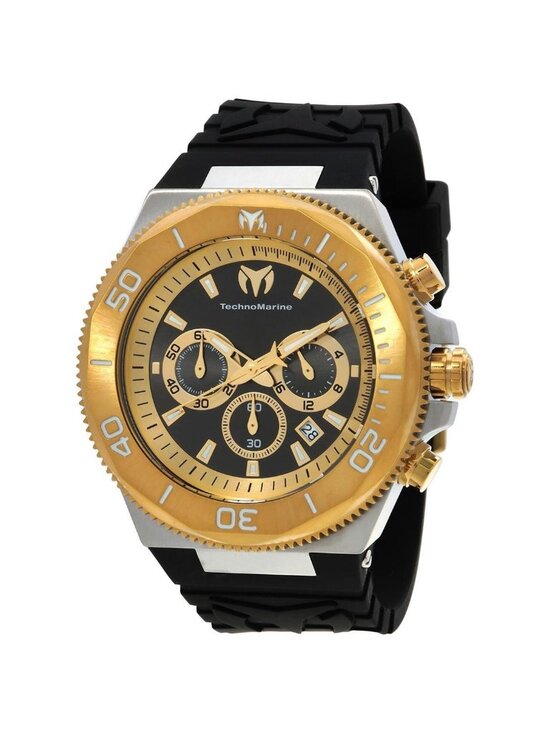 NWT Technomarine Manta Chronograph GMT Quartz Men\'s Watch